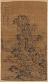 GUO XI (C.1020-1090), ATTRIBUTED TO, VISITING FRIEND BY MOUNTAIN STREAM