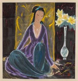 LIN FENGMIAN (1900-1991), ATTRIBUTED TO, LADIES