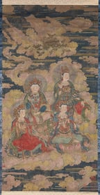 LI GONGLIN (1049-1106), ATTRIBUTED TO, BUDDHIST FIGURE