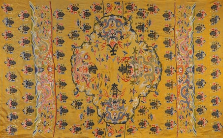 A KESHI DRAGON ROBE FABRIC