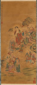 ZHAO MENGFU (1254-1322), ATTRIBUTED TO, GATHERING OF BUDDHAS