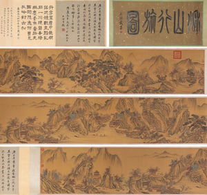 TANG YIN (1470-1524), ATTRIBUTED TO, AUTUMN MOUNTAIN TRAVELERS
