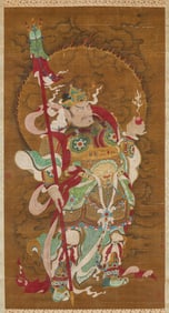 YUCHI YISENG (ACTIVE 7TH CENTURY), ATTRIBUTED TO, HEAVENLY KING