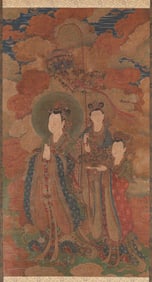 LU LENGJIA (ACTIVE 8TH CENTURY), ATTRIBUTED TO, BUDDHIST FIGURE