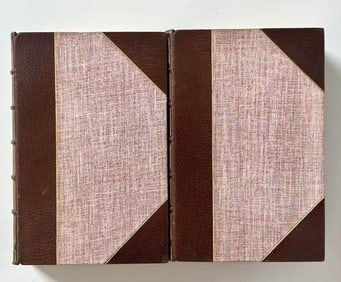 CHARLES DICKENS, THE OLD CURIOSITY SHOP, 2 VOLS., UNCUT EDGES, FULL MOROCCO GILT, CIRCA 1900S