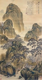 ZHOU CHEN (1460-1535), ATTRIBUTED TO, LANDSCAPE