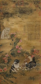 ZHAO CHANG (ACTIVE 11TH CENTURY), ATTRIBUTED TO, CATS AT PLAY