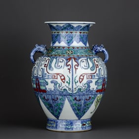 A DOUCAI 'BEAST' JAR