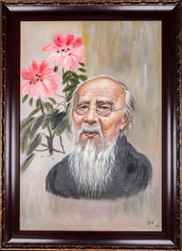 WU ZUOREN (1908-1997), ATTRIBUTED TO, PORTRAIT OF QI BAISHI