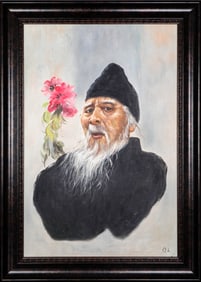 WU ZUOREN (1908-1997), ATTRIBUTED TO, PORTRAIT OF QI BAISHI