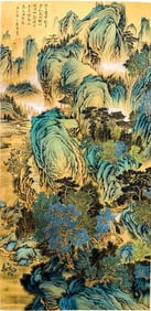 TANG YIN (1470-1524), ATTRIBUTED TO, VISITING FRIENDS BY STREAM AND MOUNTAINS
