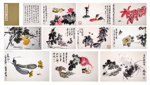 QI BAISHI (1864-1957), ATTRIBUTED TO, FLOWERS