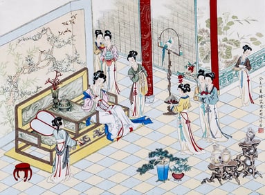 ZHOU LIANXIA (1909-2000), ATTRIBUTED TO, IMPERIAL CONCUBINE