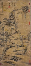 HONGREN (1610-1664), ATTRIBUTED TO, WITHERED PINE ON XIAO MOUNTAIN