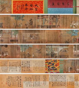ZHAO MENGFU (1254-1322), ATTRIBUTED TO, WOMEN'S CLASSIC OF FILIAL PIETY