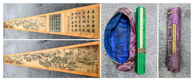ZHANG ZEDUAN (1085-1145), ATTRIBUTED TO, ALONG THE RIVER DURING THE QINGMING FESTIVAL