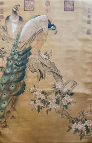 JIANG TINGXI (1669-1732), ATTRIBUTED TO, FLOWERS AND BIRDS