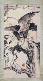 GAO QIFENG (1889-1933), ATTRIBUTED TO, EAGLE SPREADING WINGS
