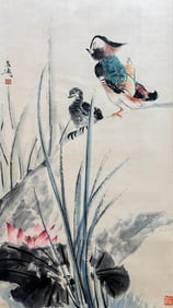 WANG XUETAO (1903-1982), ATTRIBUTED TO, FLOWERS AND BIRDS