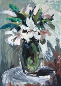 XU BEIHONG (1895-1953), ATTRIBUTED TO, FLOWERS IN VASE
