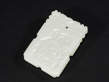 A JADE 'FIGURE' PLAQUE