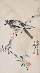 WANG XUETAO (1903-1982), ATTRIBUTED TO, FLOWERS AND BIRDS