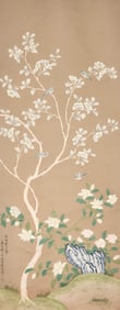 CHEN HONGSHOU (1768-1822), ATTRIBUTED TO, FLOWERS AND BIRDS