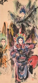 LIN FENGMIAN (1900-1991), ATTRIBUTED TO, PEKING OPERA