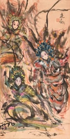 LIN FENGMIAN (1900-1991), ATTRIBUTED TO, PEKING OPERA