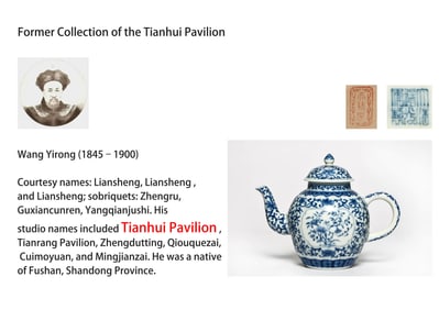 A BLUE-AND-WHITE MEDALLION 'FLOWERS' EWER