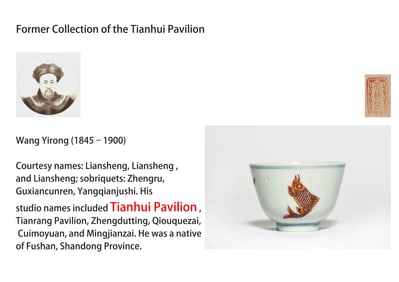 A WUCAI 'FISH' CUP