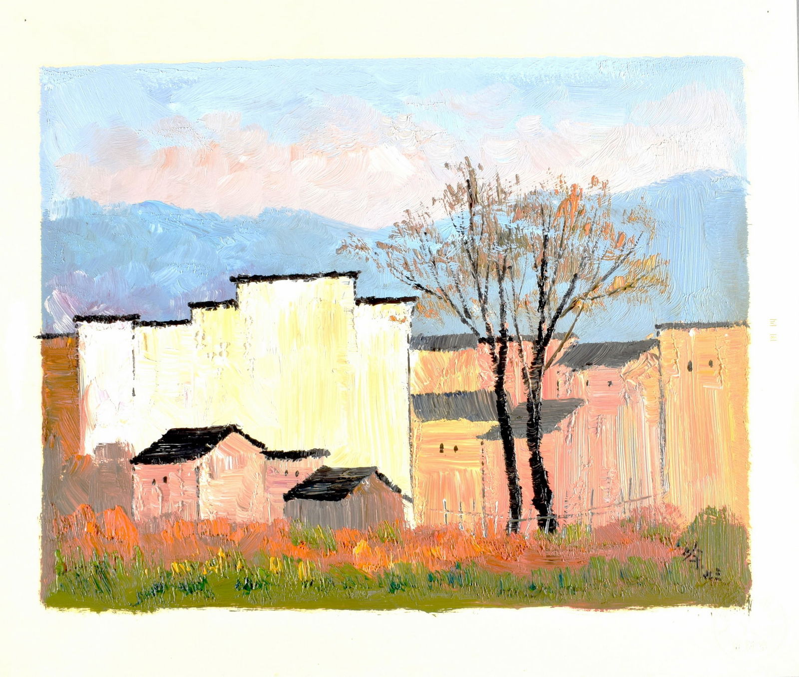 WU GUANZHONG (1919-2010), ATTRIBUTED TO, SCENERY