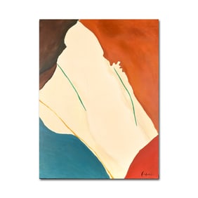 HELEN FRANKENTHALER (B.1928-D.2011), ATTRIBUTED TO, ACRYLIC AND MARKER ON CANVAS