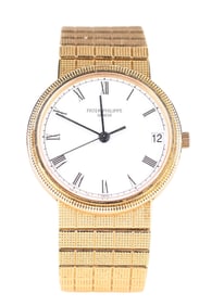 PATEK PHILIPPE 18K GOLD SELF-WINDING WRISTWATCH