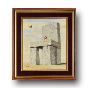 RENÉ MAGRITTE (B.1898-D.1967),ATTRIBUTED TO,OIL ON CANVAS