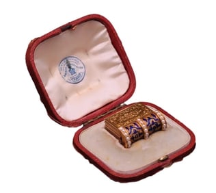 VICTORIAN PERIOD HANCOCKS BROOCH, CIRCA 1860