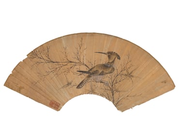 WEN JIA (1501-1583), ATTRIBUTED TO, FLOWER-BIRD AND CALLIGRAPHY