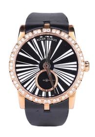 ROGER DUBUIS 18K GOLD DIAMOND-SET SELF-WINDING WRISTWATCH