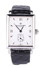 VACHERON CONSTANTIN 18K WHITE GOLD MANUAL WINDING WRISTWATCH