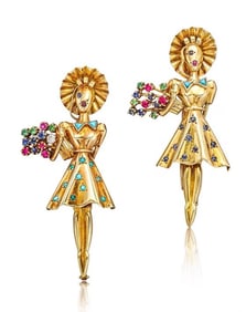 LACLOCHE DIAMOND BROOCH