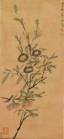 YU SHENG (18TH C.), ATTRIBUTED TO, FLOWERS