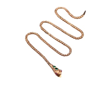 OVERSIZED 18K GOLD SNAKE CHAIN