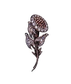 GEORGIAN DIAMOND BROOCH
