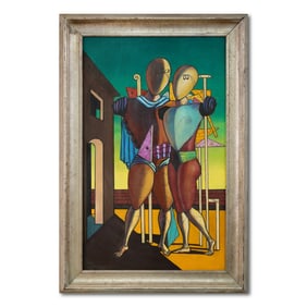 GIORGIO DE CHIRICO (1888-1978), ATTRIBUTED TO, OIL ON CANVAS