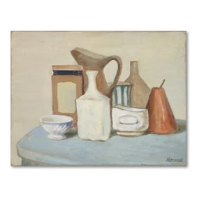 GIORGIO MORANDI (1890-1964), ATTRIBUTED TO, OIL ON CANVAS