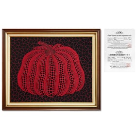 YAYOI KUSAMA (B.1929), ATTRIBUTED TO, ACRYLIC ON CANVAS