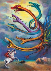 SALVADOR DAL? (1904-1989), ATTRIBUTED TO, OIL ON CANVAS