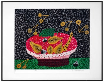 YAYOI KUSAMA (B.1929), SILKSCREEN PRINT