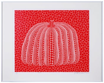 YAYOI KUSAMA (B.1929), SILKSCREEN PRINT
