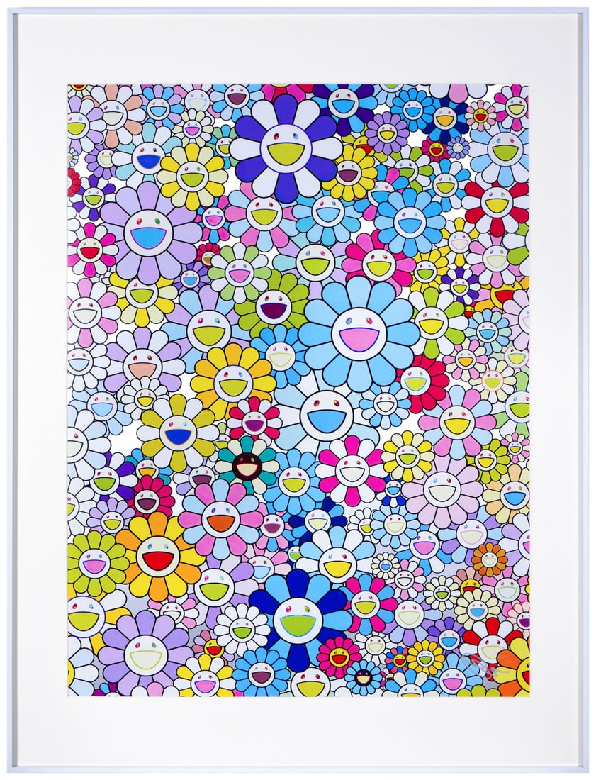 TAKASHI MURAKAMI (B.1962), OFFSET LITHOGRAPH: TAKASHI MURAKAMI (B.1962), OFFSET LITHOGRAPH Image dimensions: 53 cm (20.9 in.), 70.5 cm (27.8 in.). Takashi Murakami (B.1962) is a Japanese contemporary artist. He works in fine arts media (such as p